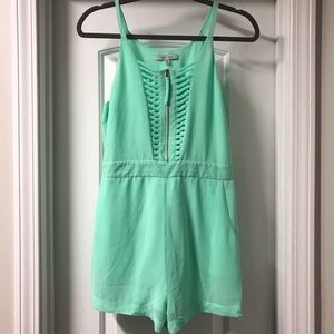 Mint green romper